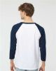 Picture of 5540 - Raglan Three-Quarter Sleeve Baseball T-Shirt