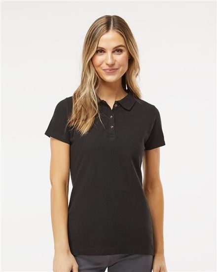 Picture of 7600 - Women's Ringspun Pique Polo