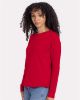 Picture of 3911 - Women's Cotton Relaxed Long Sleeve Tee