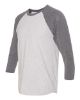 Picture of 6051 - Unisex Triblend Three-Quarter Raglan Tee