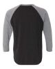 Picture of 6051 - Unisex Triblend Three-Quarter Raglan Tee