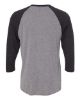 Picture of 6051 - Unisex Triblend Three-Quarter Raglan Tee