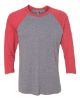 Picture of 6051 - Unisex Triblend Three-Quarter Raglan Tee
