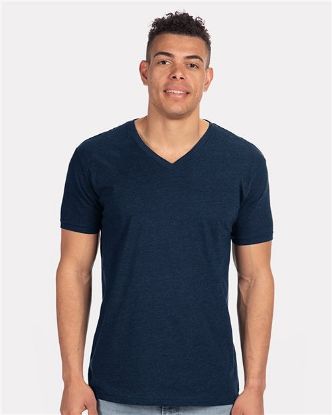 Picture of 6240 - Unisex CVC V-Neck Tee
