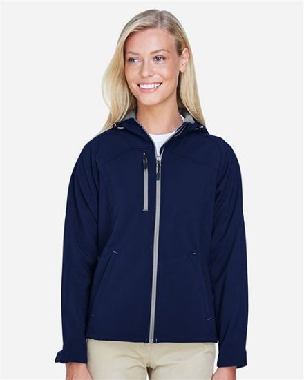 Picture of 78166 - Women's Prospect Two-Layer Fleece Bonded Soft Shell Hooded Jacket