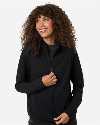 Picture of NE425W - Women's Aspen Herringbone Fleece Full-Zip