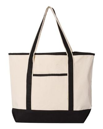 Picture of Q1500 - 34.6L Large Canvas Deluxe Tote