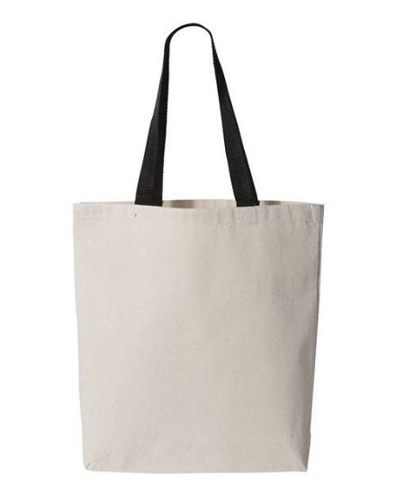 Picture of Q4400 - 11L Canvas Tote with Contrast-Color Handles