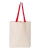 Picture of Q4400 - 11L Canvas Tote with Contrast-Color Handles