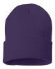 Picture of SP12 - 12" Solid Cuffed Beanie