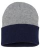 Picture of SP12T - 12" Color Blocked Cuffed Beanie