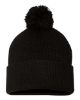 Picture of SP15 - 12" Pom-Pom Cuffed Beanie