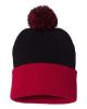 Picture of SP15 - 12" Pom-Pom Cuffed Beanie