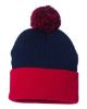 Picture of SP15 - 12" Pom-Pom Cuffed Beanie