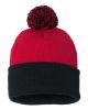 Picture of SP15 - 12" Pom-Pom Cuffed Beanie