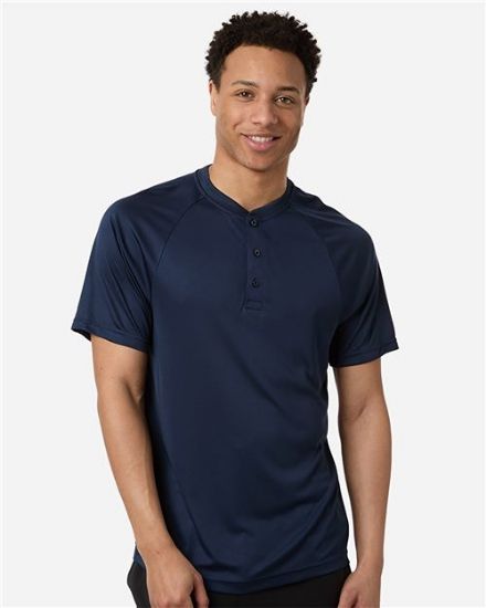 Picture of TT11HN - Men's Zone Performance Henley