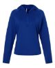 Picture of TT200W - Women's Qualify Quarter-Zip Hooded Pullover