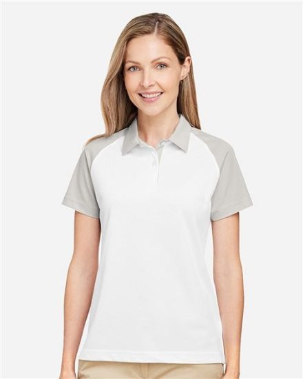 Picture of TT21CW - Women's Command Snag-Protection Colorblock Polo