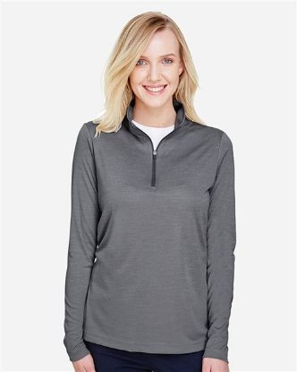 Picture of TT31HW - Women's Zone Sonic Heather Performance Quarter-Zip Pullover