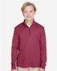 Picture of TT31HY - Youth Zone Sonic Heather Performance Quarter-Zip Pullover