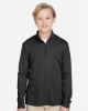 Picture of TT31HY - Youth Zone Sonic Heather Performance Quarter-Zip Pullover