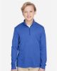 Picture of TT31HY - Youth Zone Sonic Heather Performance Quarter-Zip Pullover