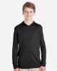 Picture of TT41Y - Youth Zone Performance Hooded Long Sleeve T-Shirt