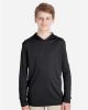 Picture of TT41Y - Youth Zone Performance Hooded Long Sleeve T-Shirt