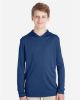 Picture of TT41Y - Youth Zone Performance Hooded Long Sleeve T-Shirt