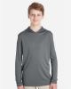 Picture of TT41Y - Youth Zone Performance Hooded Long Sleeve T-Shirt