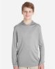 Picture of TT41Y - Youth Zone Performance Hooded Long Sleeve T-Shirt
