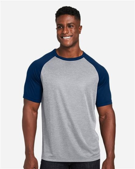 Picture of TT62 - Unisex Zone Colorblock Raglan T-Shirt