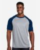 Picture of TT62 - Unisex Zone Colorblock Raglan T-Shirt