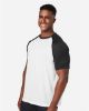 Picture of TT62 - Unisex Zone Colorblock Raglan T-Shirt