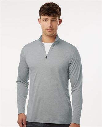 Picture of 4HM700 - Men's Pro-Lock Performance Mélange Quarter-Zip Pullover
