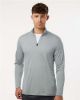 Picture of 4HM700 - Men's Pro-Lock Performance Mélange Quarter-Zip Pullover