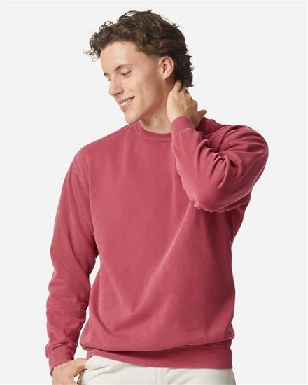 Picture of 1566 - Unisex Garment-Dyed Crewneck Sweatshirt