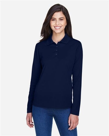 Picture of 78192 - Women's Pinnacle Performance Long Sleeve Piqué Polo