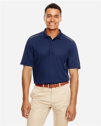 Picture of 88181R - Men's Radiant Performance Piqué Polo with Reflective Piping