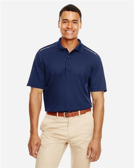 Picture of 88181R - Men's Radiant Performance Piqué Polo with Reflective Piping
