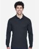 Picture of 88192T - Men's Tall Pinnacle Performance Long Sleeve Piqué Polo