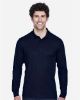 Picture of 88192T - Men's Tall Pinnacle Performance Long Sleeve Piqué Polo