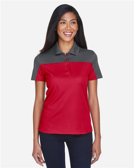 Picture of CE101W - Women's Balance Colorblock Performance Piqué Polo