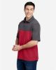Picture of CE112C - Men's Fusion ChromaSoft™ Colorblock Polo