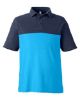 Picture of CE112C - Men's Fusion ChromaSoft™ Colorblock Polo