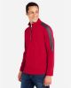 Picture of CE404 - Men's Market Snag Protect Mesh Colorblock Quarter-Zip Pullover