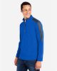 Picture of CE404 - Men's Market Snag Protect Mesh Colorblock Quarter-Zip Pullover