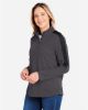 Picture of CE404W - Women's Market Snag Protect Mesh Colorblock Quarter-Zip Pullover
