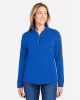 Picture of CE404W - Women's Market Snag Protect Mesh Colorblock Quarter-Zip Pullover