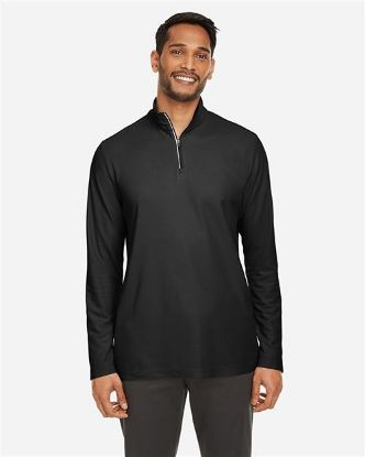 Picture of CE405 - Men's Fusion ChromaSoft™ Pique Quarter-Zip Pullover